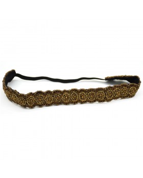 Golden Beads HeadBand